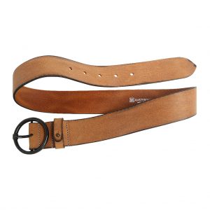 Amsterdam Heritage 'Pip' Leather Belt - Congac - Image 2