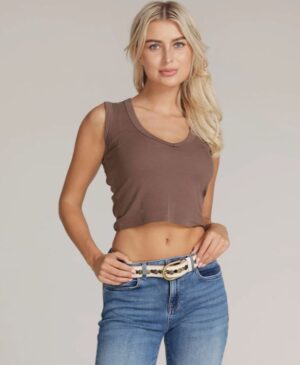 Amsterdam Heritage Jasym All Over Gold Studded Belt - Off White - Image 2