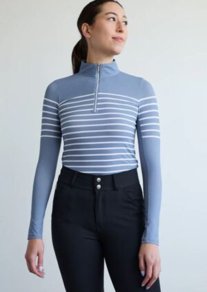 70degrees French Stripe Performance Sun Shirt - Image 5