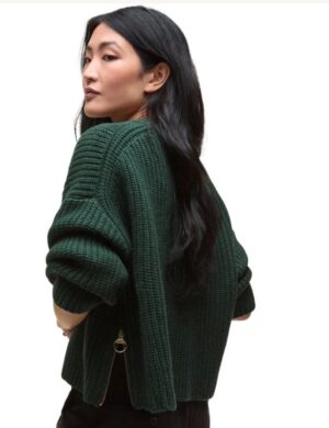 Barbour Lilian Knitted Sweater - Olive - Image 2