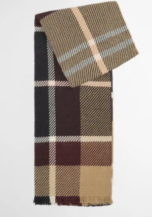 Barbour Blair Tartan Scarf - Gardenia - Image 2