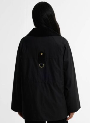 Barbour Treeton Wax Jacket - Black - Image 4
