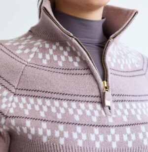 70degrees Geo Fairisle Sweater - Taupe - Image 2