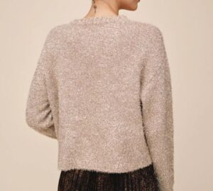 Bella Dahl Slouchy Shimmer Sweater - Image 4