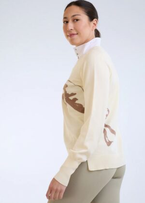 70degrees Salta Light Sweater - Butter / Toffee - Image 2