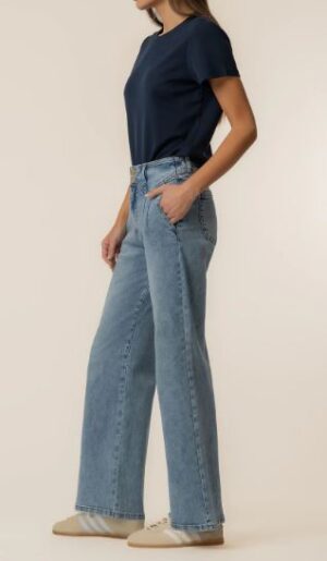 KUT Meg High Rise Wide Leg - Zenith With Medium Wash Base - Image 2