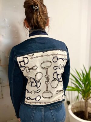 Stacy Bradley Dark Denim Jean Jacket - Image 6