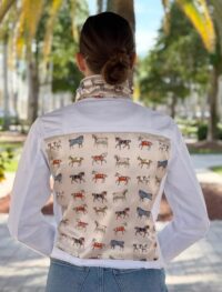 Stacy Bradley White Denim Jean Jacket