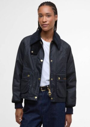 Barbour Beadnell Crop Wax Jacket - Image 7