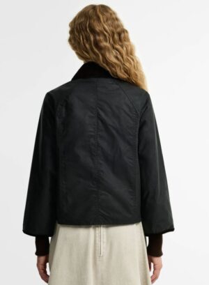 Barbour Beadnell Crop Wax Jacket - Image 2