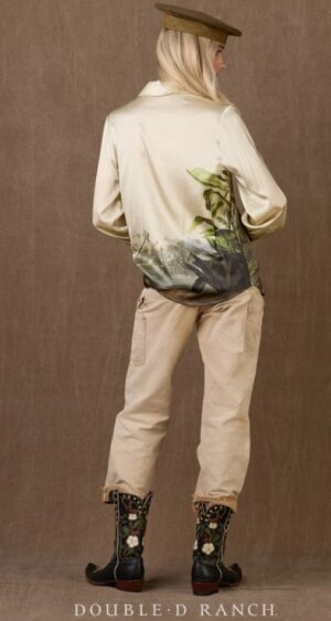 Double D Ranchwear Louisiana Heron Blouse - Image 4