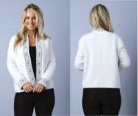 Venario McKenna Cropped Cardigan Sweater