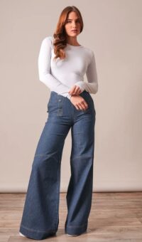 Kimes Sofie Mini Stripe Jeans