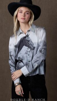 Double D Ranchwear Well Watched Blouse